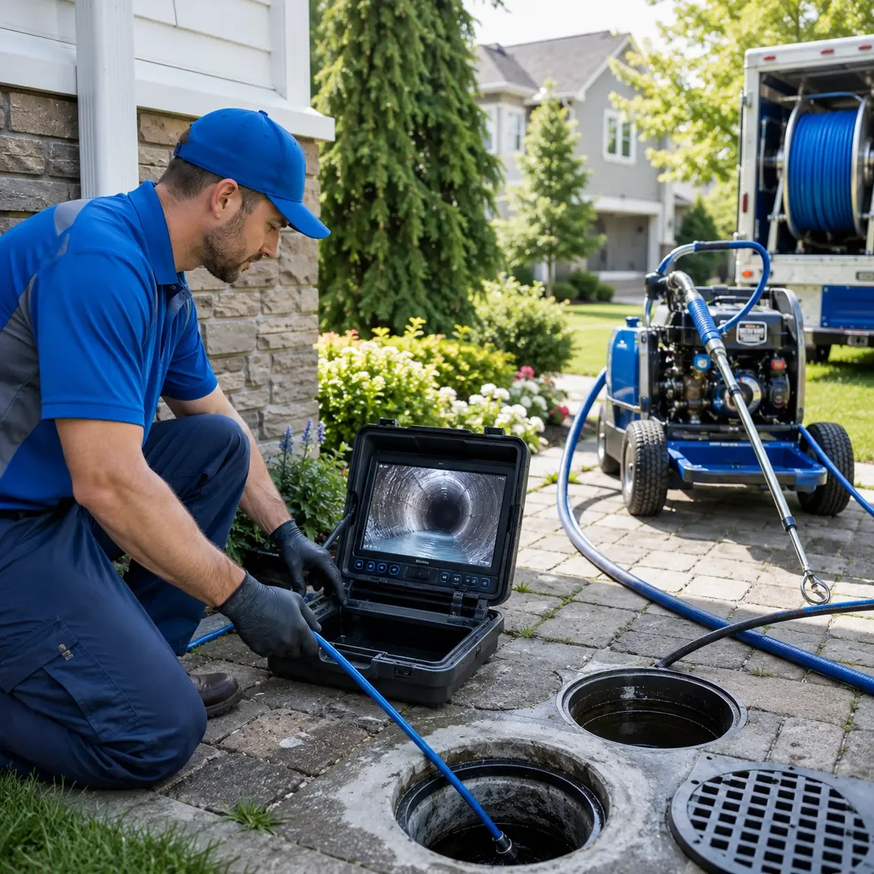 Outdoor drain cleaning professionals serving Crystal Lake, IA